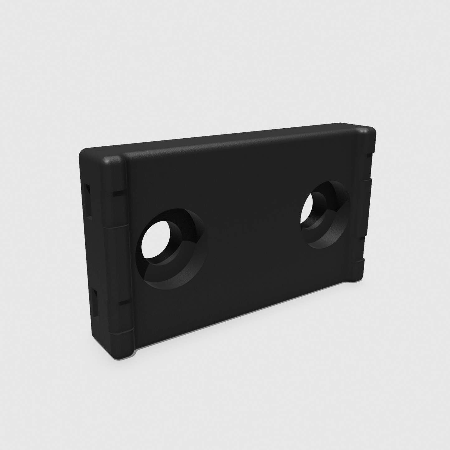 Universal T-Channel/C-Channel Zip Tie Mount - Dual Slim Bracket